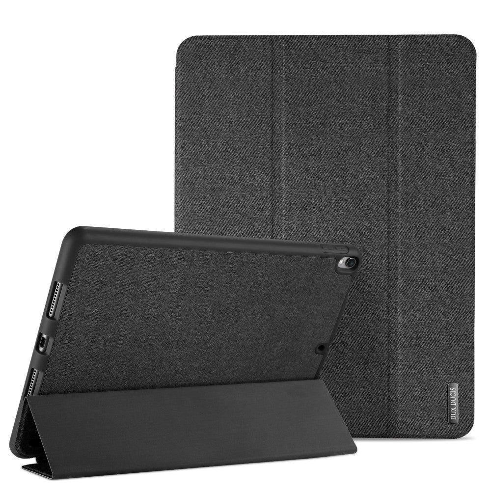 iPad Air (2019) / iPad Pro 10.5" Deksel - DUX DUCIS Domo Series Tri-fold Skinndeksel - Mørkegrå