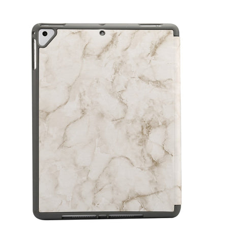 iPad Deksel - Sindal Marble Series Total Protection Deksel - Sand Grey