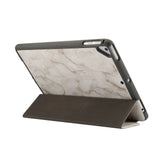 iPad Deksel - Sindal Marble Series Total Protection Deksel - Sand Grey