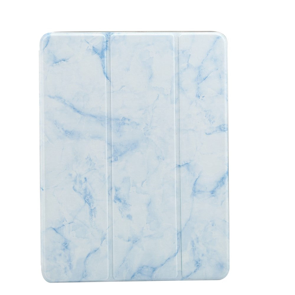 iPad Deksel - Sindal Marble Series Total Protection Deksel - Misty Blue