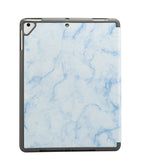 iPad Deksel - Sindal Marble Series Total Protection Deksel - Misty Blue