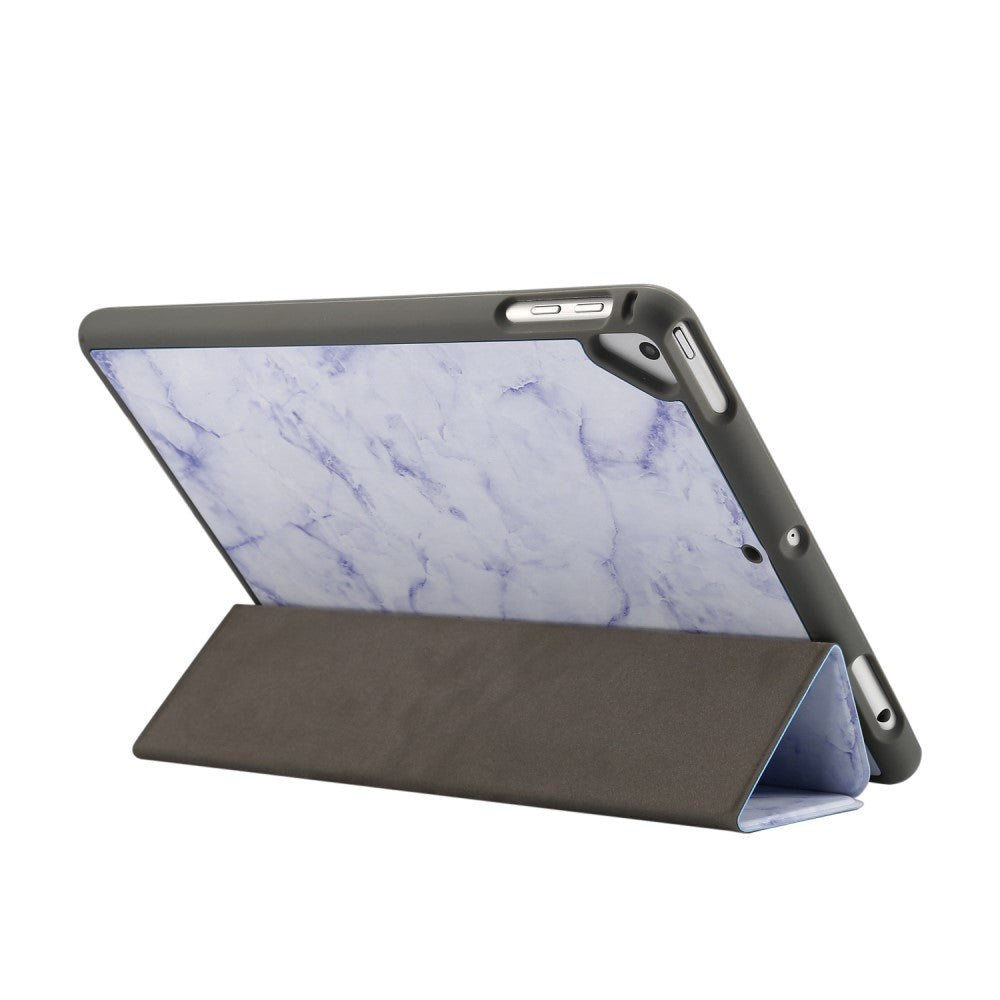 iPad Deksel - Sindal Marble Series Total Protection Deksel - Thunder Blue