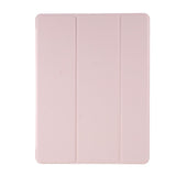 iPad 9.7 (2018-2017) / iPad Air / iPad Air 2 Tri-Fold Flip Deksel m. Fleksibel Bakside - Rosa