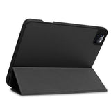 iPad Pro 12.9" (2022 / 2021 / 2020 / 2018) Tri-fold Skinndeksel med Pen Holder - Svart