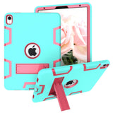 iPad Pro 11" (2018) Shock-proof Hybrid Case m. Stativfunksjon - Cyan / Pink