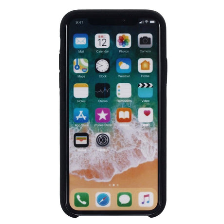 iPhone X / XS Soft Silicone Case - Svart Vol. 2