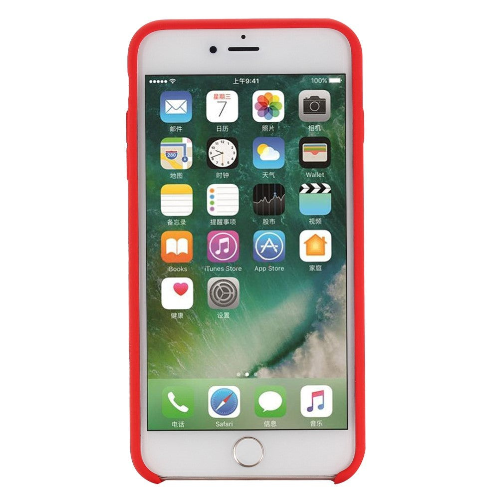 iPhone 7 / 8 / SE (2020 / 2022) Soft Silicone Case - Rød Vol. 2