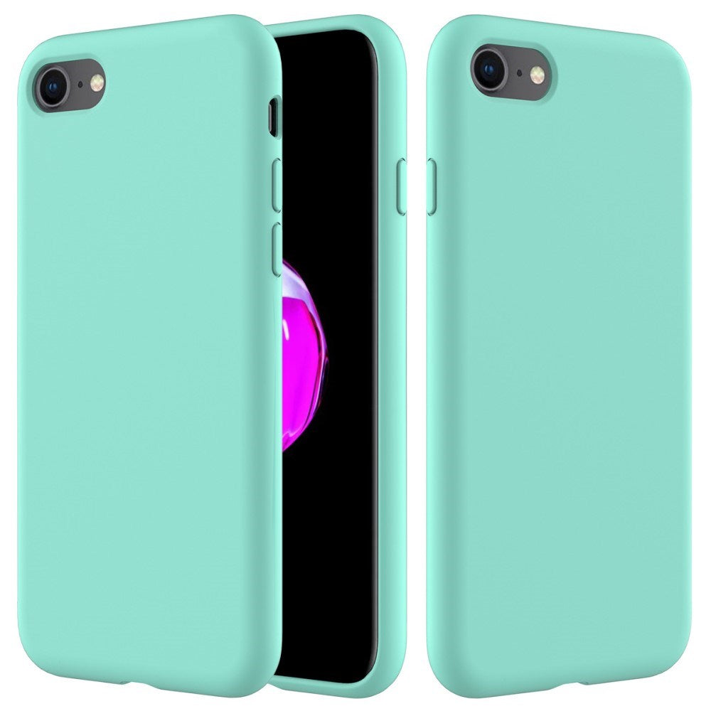 iPhone 7 / 8 / SE (2020 / 2022) Soft Silicone Case - Cyan Vol. 2