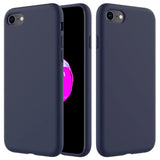 iPhone 7 / 8 / SE (2020 / 2022) Soft Silicone Case - Mørkeblå Vol. 2