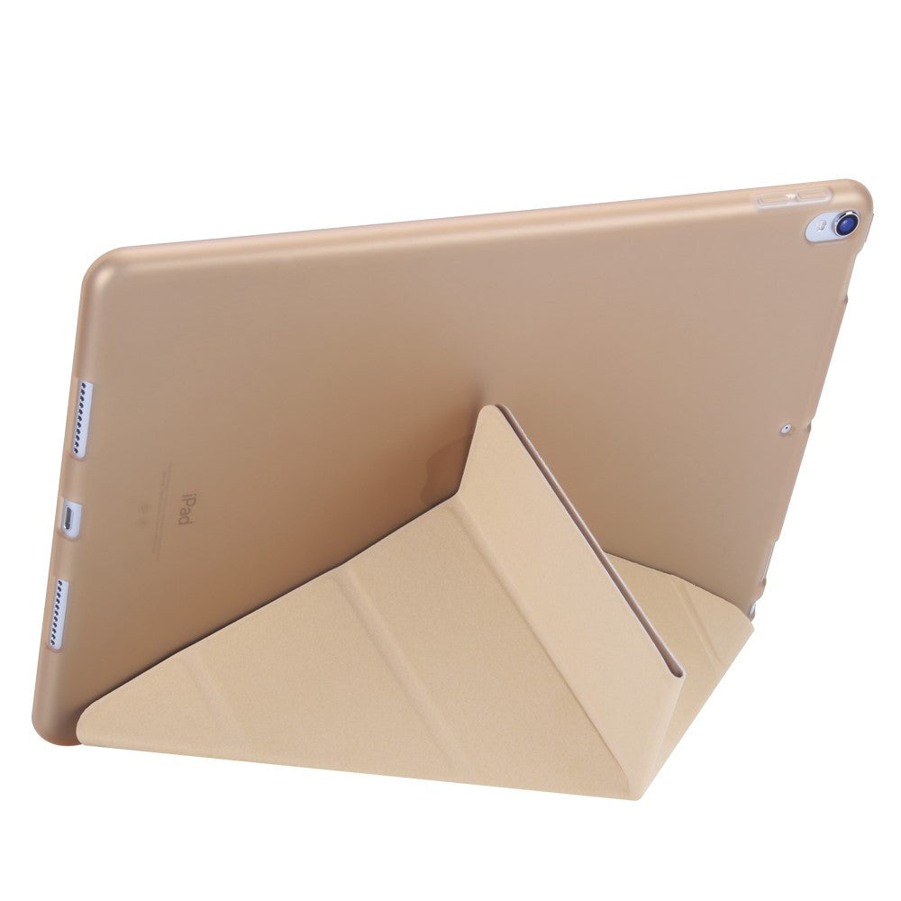 iPad Air (2019) / iPad Pro 10.5" Deksel - Fleksibel Origami Deksel - Gull