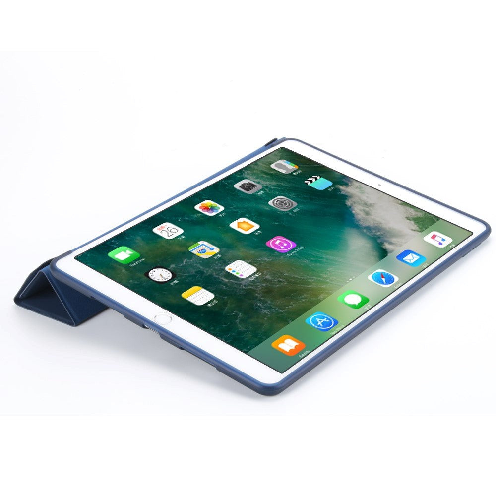 iPad Air (2019) / iPad Pro 10.5" Deksel - Fleksibel Origami Deksel - Mørkeblå