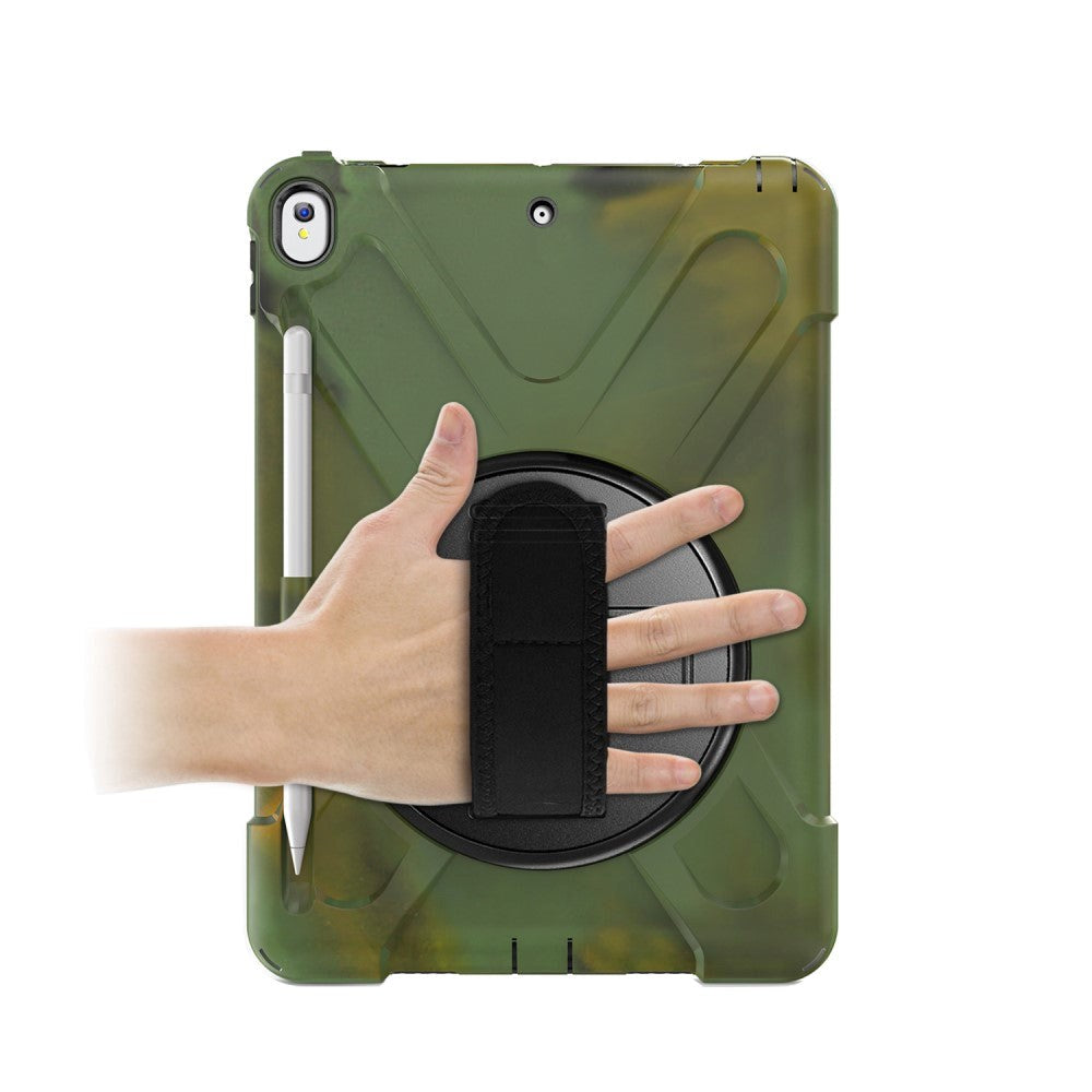 iPad Air (2019) Håndverker Deksel m. 360⁰ Stativfunksjon & Grep - Camouflage