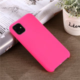 iPhone 11 Silicone Deksel Rosa