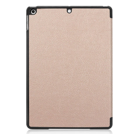 Apple iPad 10.2" (2021 / 2020 / 2019) Skinn Flip Deksel m. Stativ - Gull