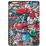 iPad 10.2" (2021 / 2020 / 2019) Tri-Fold Flip Deksel I Skinn - Cartoon