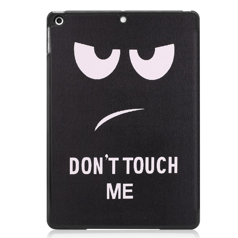 iPad 10.2" (2021 / 2020 / 2019) Tri-Fold Flip Deksel I Skinn - Don't Touch Me