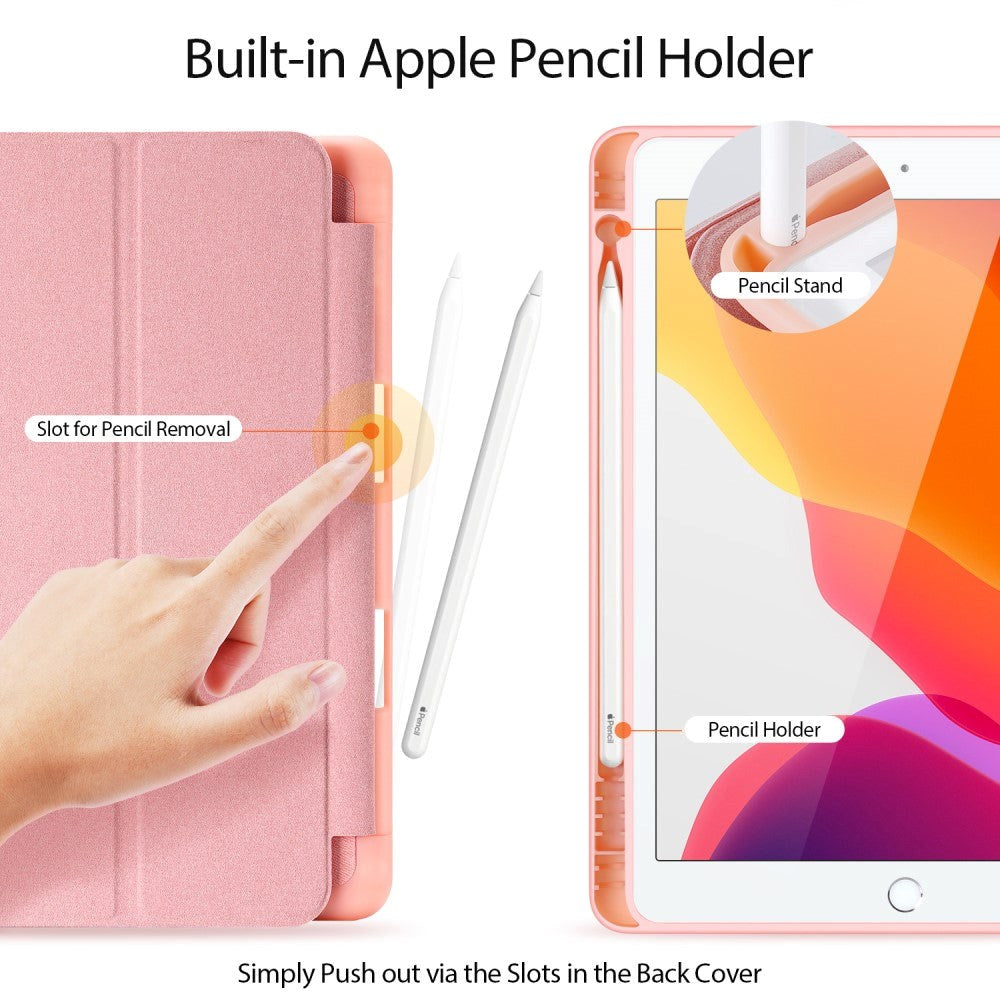 iPad 10.2" (2021 / 2020 / 2019) Deksel - DUX DUCIS DOMO Series Quality Case - Rose Gull