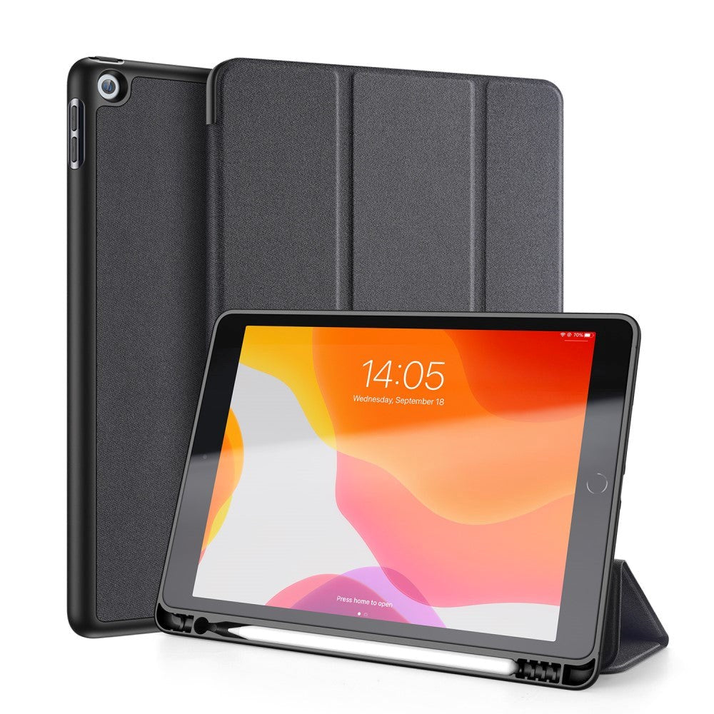 iPad 10.2" (2021 / 2020 / 2019) Deksel - DUX DUCIS DOMO Series Quality Case - Svart