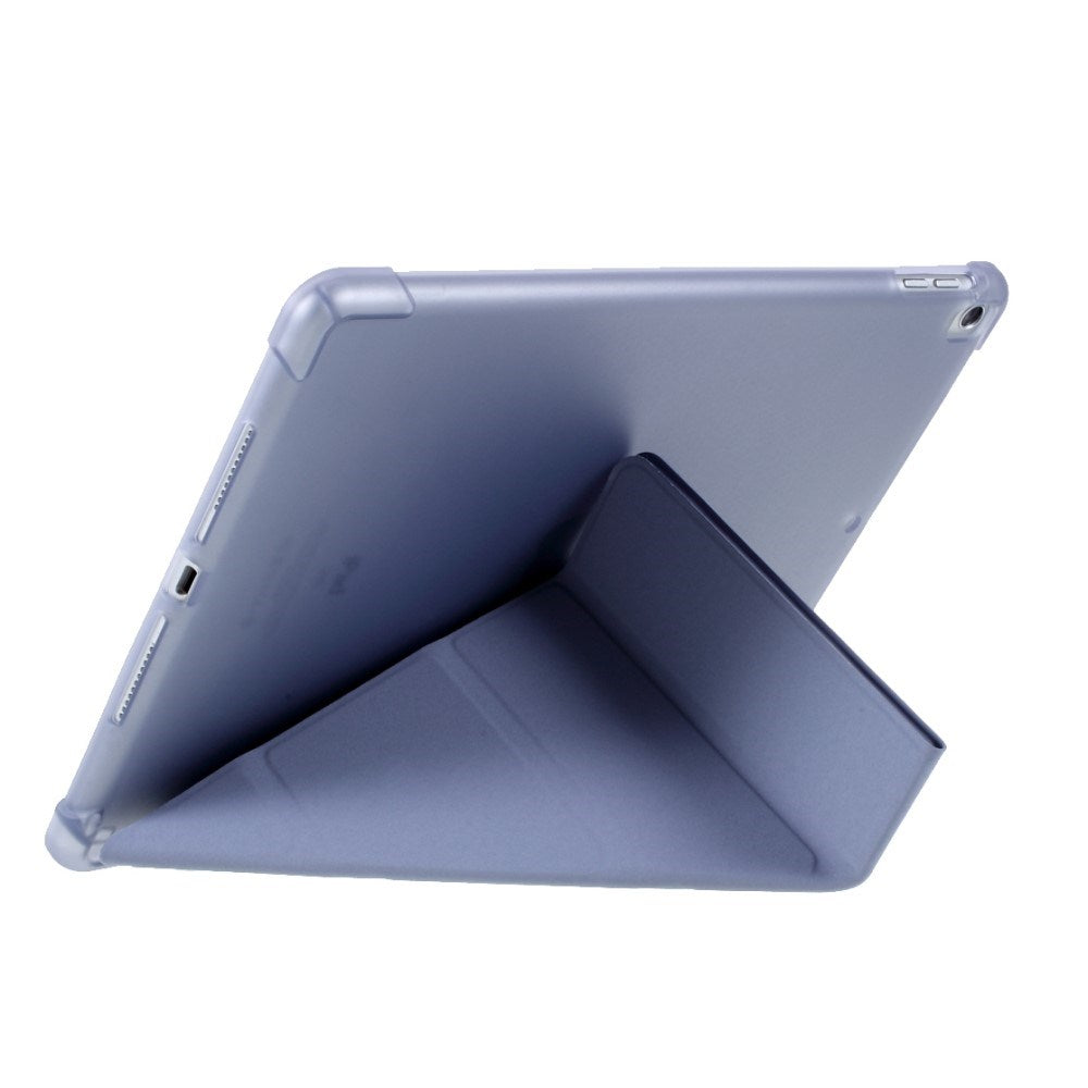 iPad 10.2" (2021 / 2020 / 2019) / iPad Pro 10.5 / iPad Air (2019) Deksel - Fleksibel Origami Deksel - Lilla