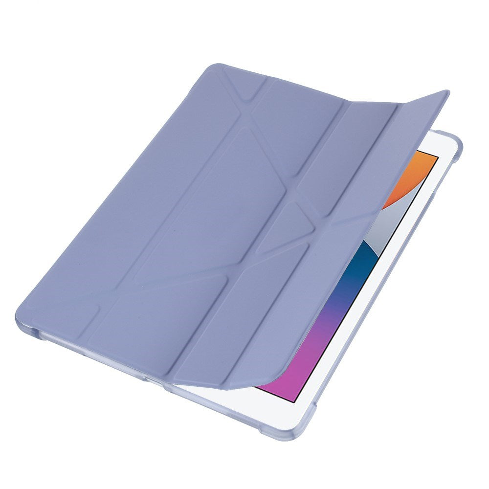 iPad 10.2" (2021 / 2020 / 2019) / iPad Pro 10.5 / iPad Air (2019) Deksel - Fleksibel Origami Deksel - Lilla