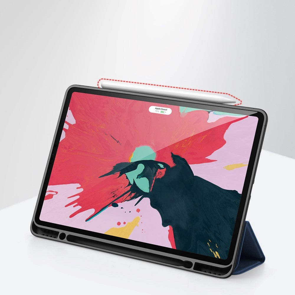 iPad Pro 12.9" (2022 / 2021 / 2020 / 2018) Deksel - DUX DUCIS DOMO Series Quality Deksel - Blå