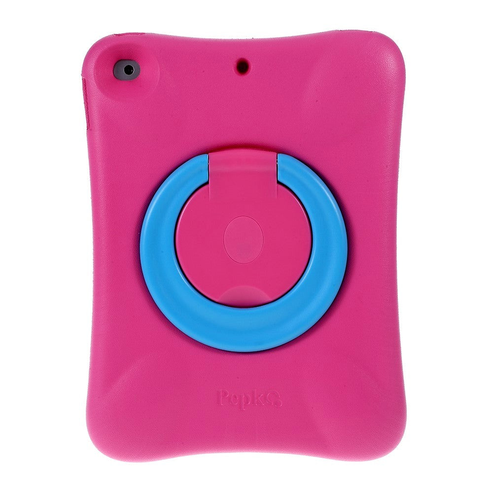 iPad 10.2" (2020 / 2019) Pepkoo Shockproof Deksel m. 360 Graders Stativfunksjon - Rosa / Blå