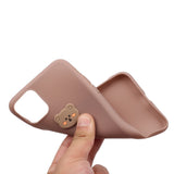 EIDERWOOD iPhone 11 Silikon Deksel med Figur - Brun / Bjørn