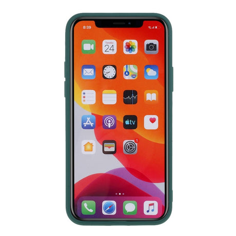 EIDERWOOD iPhone 11 Pro Max Silikon Deksel - Mørke Grønn