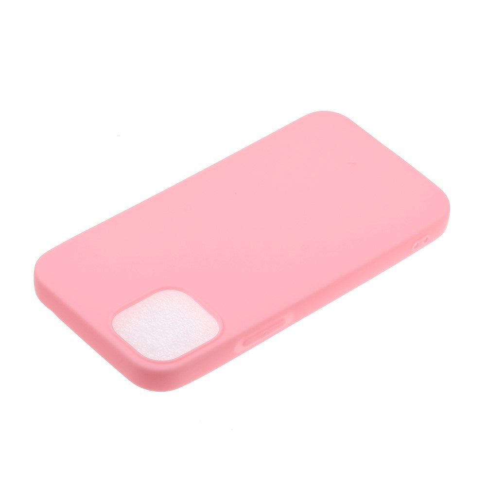 EIDERWOOD iPhone 12 Mini Matt Fleksibelt Plast Mobildeksel - Rosa