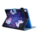 iPad 10.2" (2020 / 2019) / Air (2019) / Pro 10.5" PU Skinndeksel m. Stand - Blomster og Sommerfugler