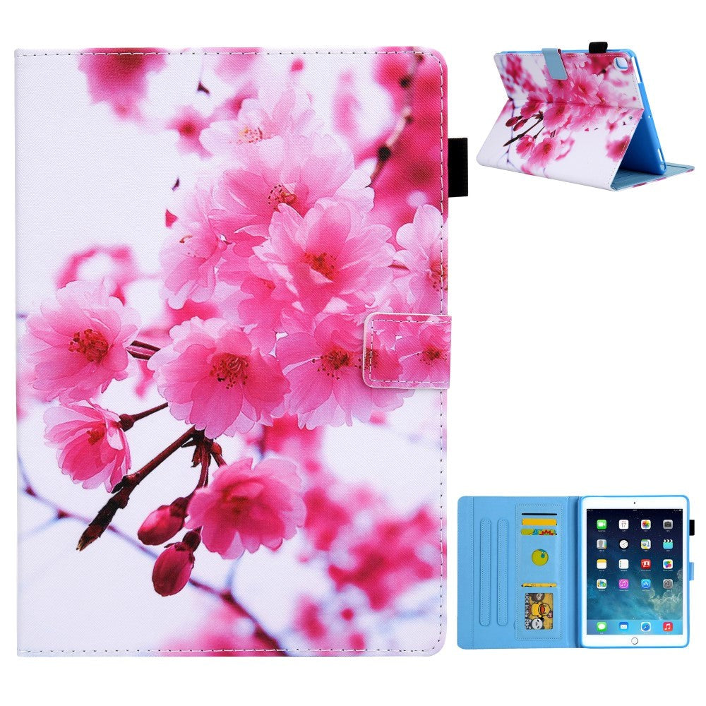 iPad 10.2" (2020 / 2019) / Air (2019) / Pro 10.5" PU Skinndeksel m. Stand - Blomster