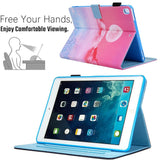 iPad 9.7 (2018-2017) / iPad Air / iPad Air 2 PU Skinndeksel m. Stand -  Soloppgang