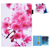 iPad 9.7 (2018-2017) / iPad Air / iPad Air 2 PU Skinndeksel m. Stand - Blomster