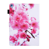 iPad 9.7 (2018-2017) / iPad Air / iPad Air 2 PU Skinndeksel m. Stand - Blomster