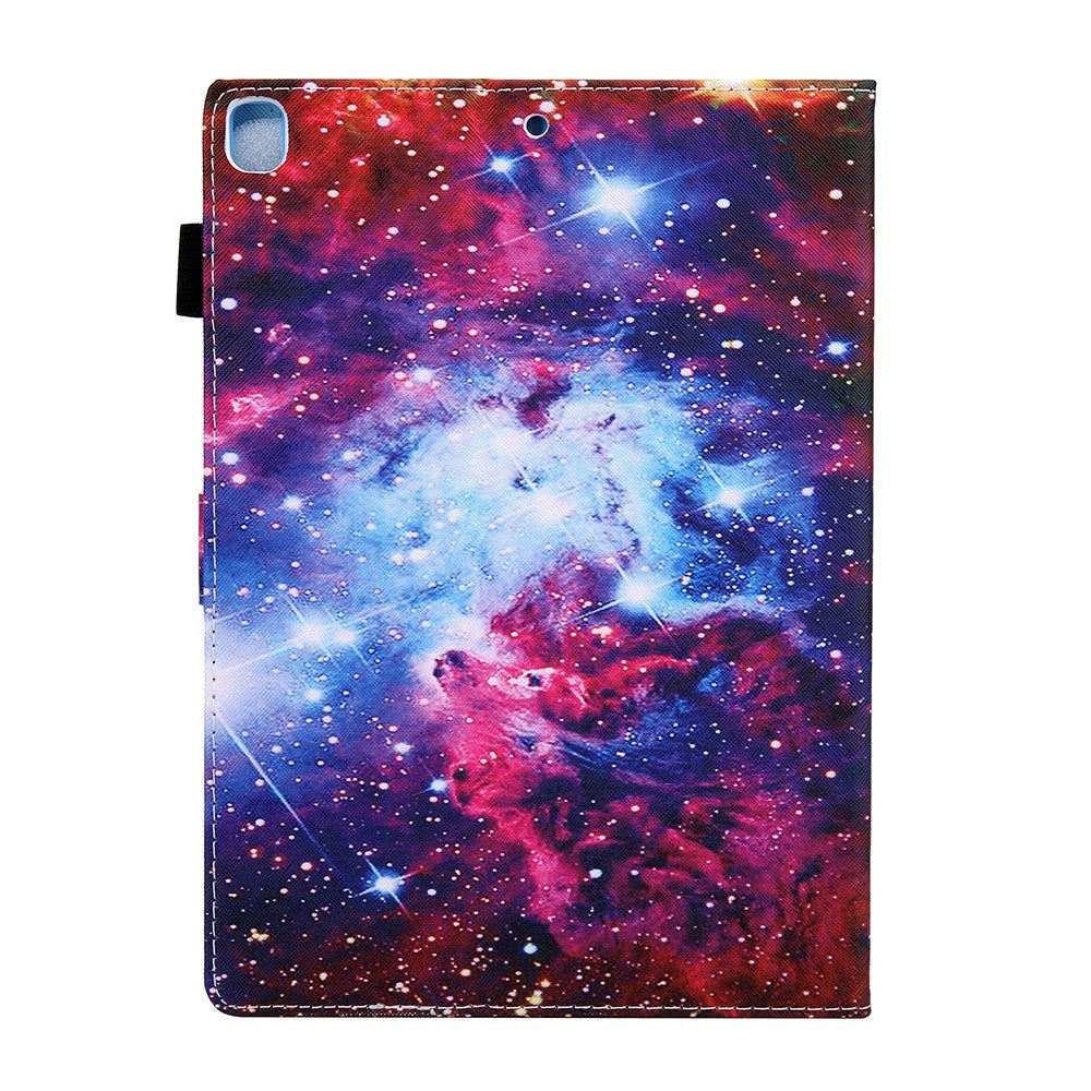 iPad 9.7 (2018-2017) / iPad Air / iPad Air 2 PU Skinndeksel m. Stand - Galakse