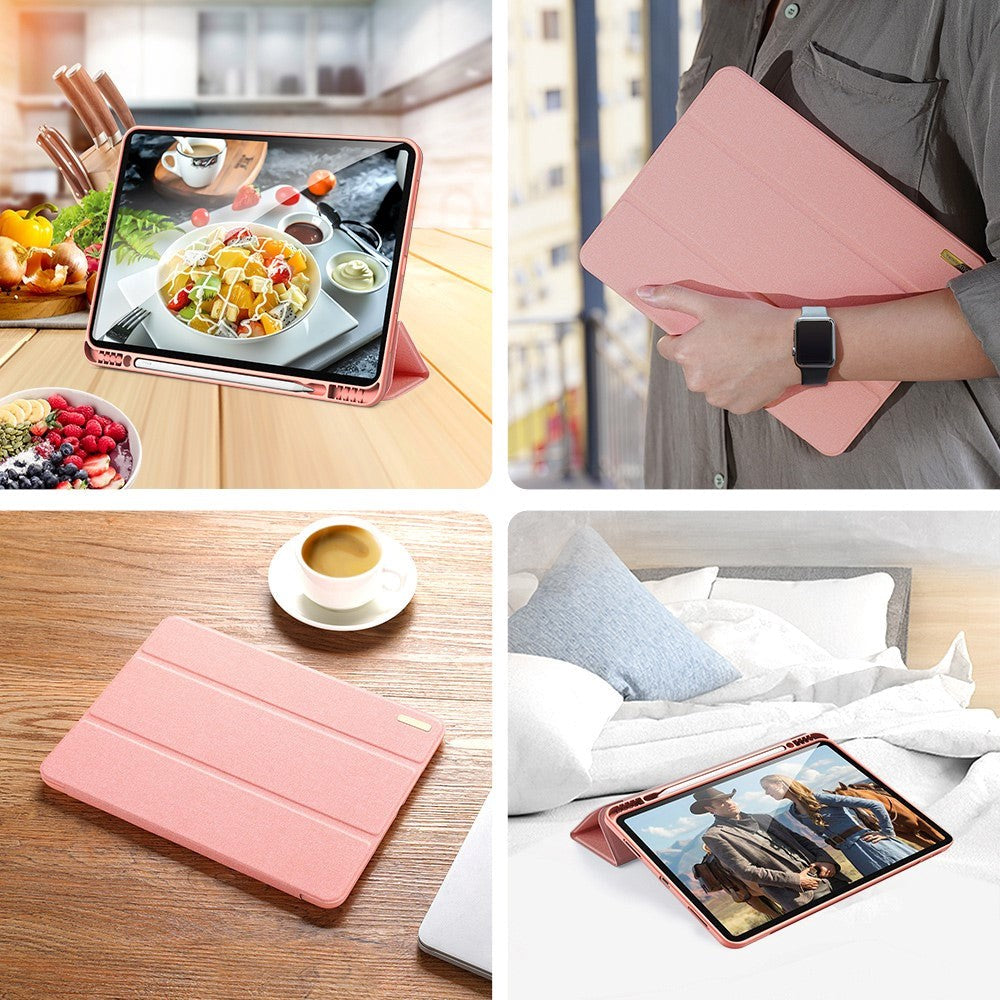 iPad Pro 12.9" (2022/2021) Flip Deksel - DUX DUCIS DOMO Series - Rose Gold