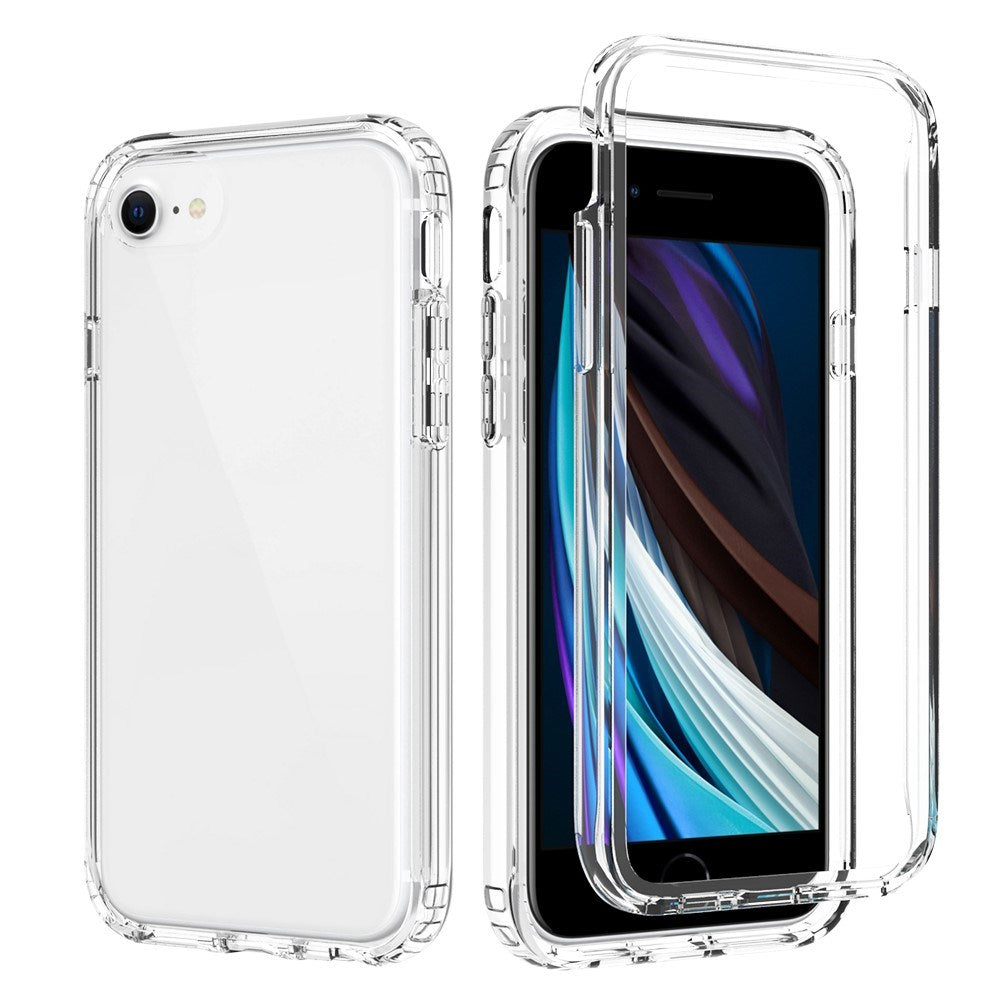 iPhone 6/6s/7/8/SE (2020)/(2022) Full beskyttelses bakdeksel - Gjennomsiktig