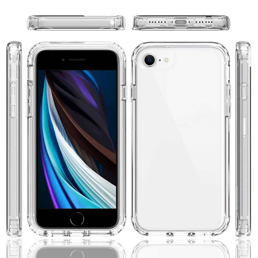 iPhone 6/6s/7/8/SE (2020)/(2022) Full beskyttelses bakdeksel - Gjennomsiktig