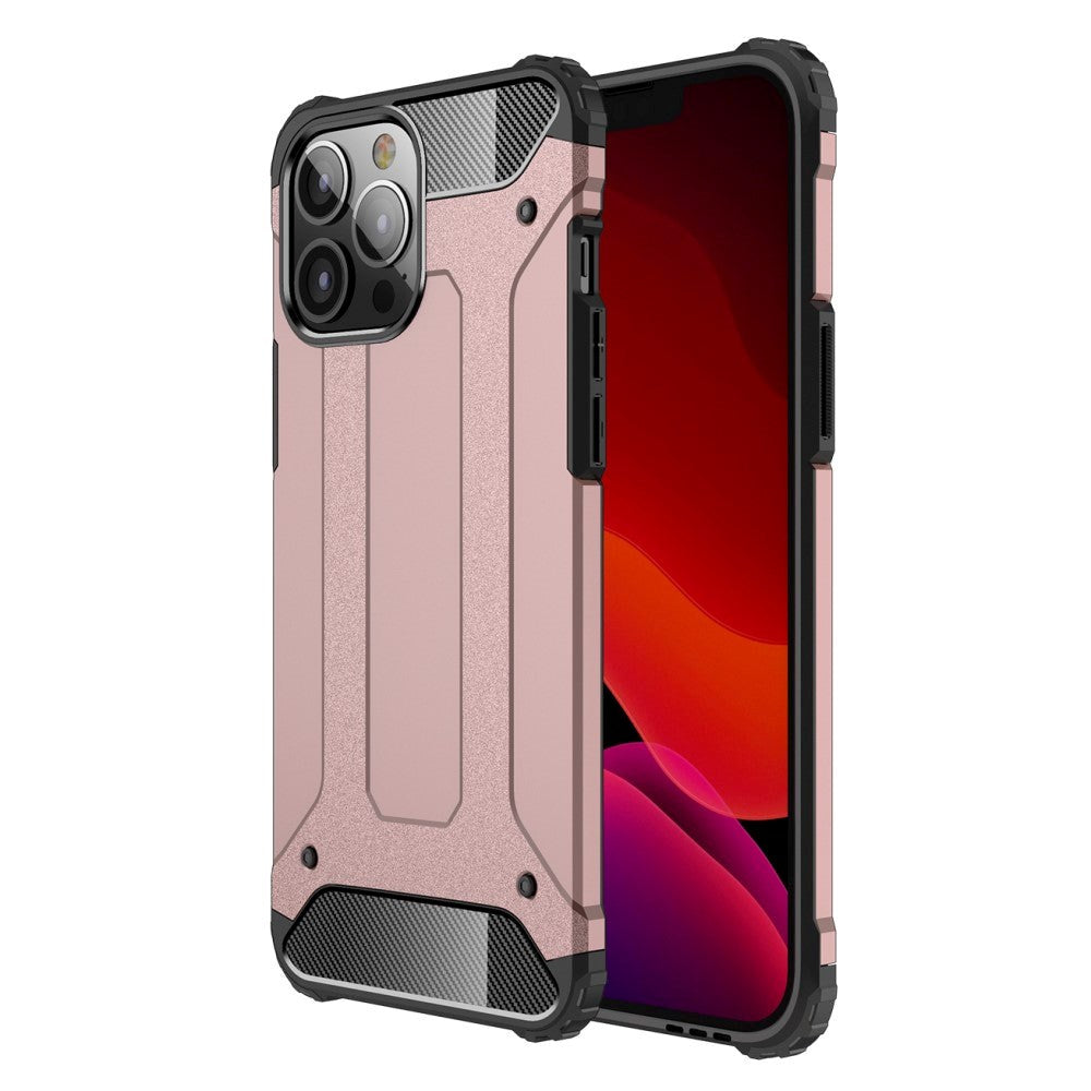 iPhone 13 Pro Max Armor Guard Håndverker Deksel - Rose Gold