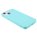 iPhone 13 Mini Fleksibelt Plast Bakdeksel - Cyan