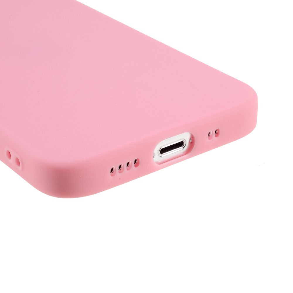 iPhone 13 Mini Fleksibelt Plast Bakdeksel - Rosa