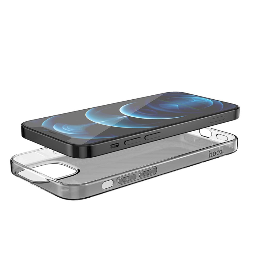 iPhone 13 Pro Max Hoco Fleksibelt Plast Deksel - Smokey Transparent