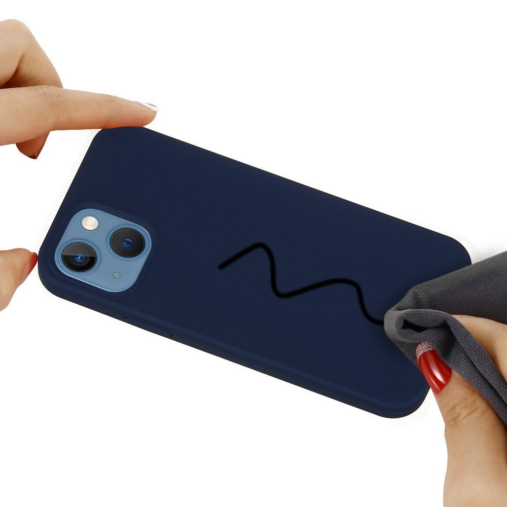 EIDERWOOD iPhone 13 Fôret Silikon Deksel - Mørk Blå