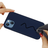 EIDERWOOD iPhone 13 Fôret Silikon Deksel - Mørk Blå