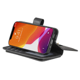 EIDERWOOD iPhone 13 Mini Flip Deksel med Kortholder – Svart