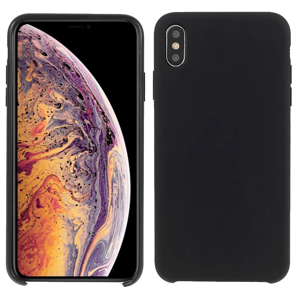 iPhone XS Max Silikon Deksel - Svart