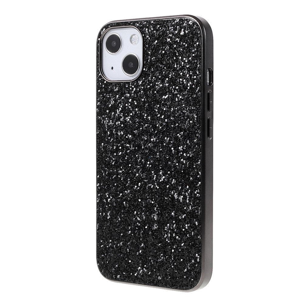 EIDERWOOD iPhone 13 Mini Glitter Hybrid Deksel - Svart