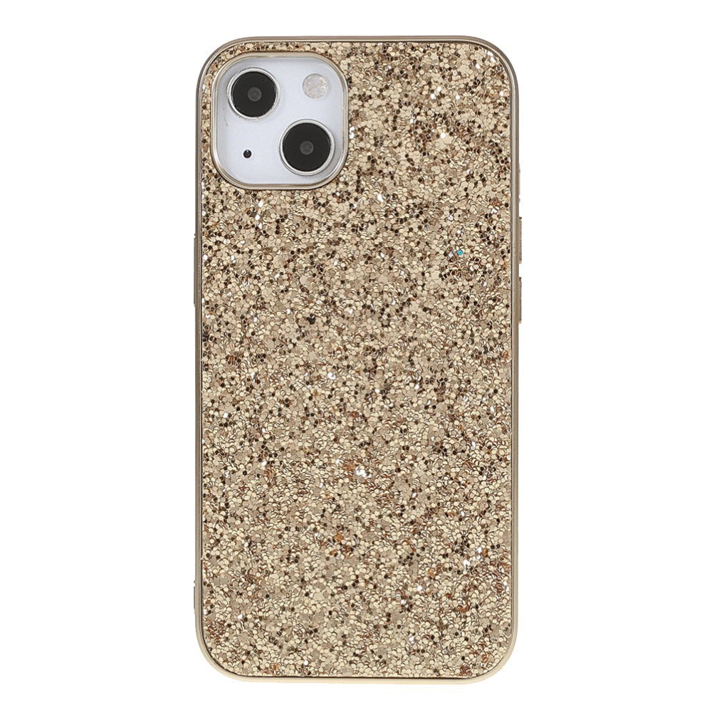 EIDERWOOD iPhone 13 Mini Glitter Hybrid Deksel - Guld