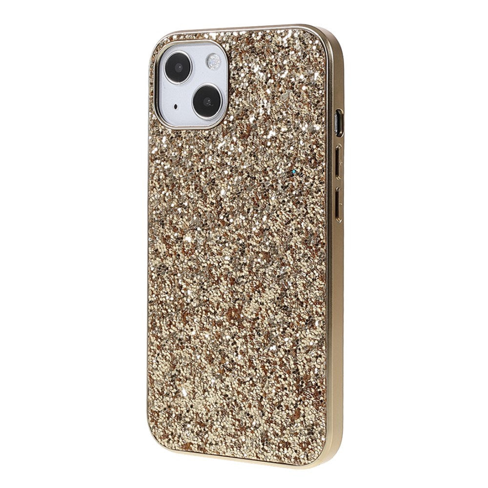 EIDERWOOD iPhone 13 Mini Glitter Hybrid Deksel - Guld