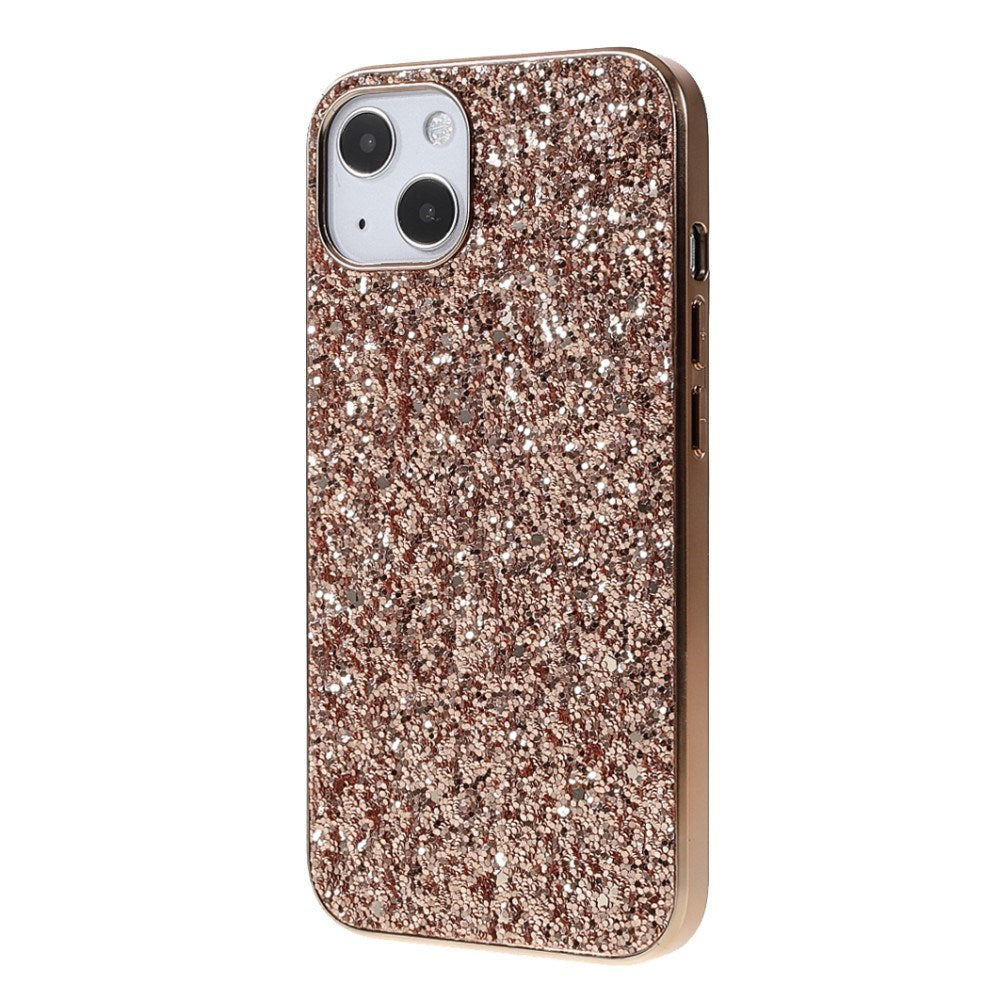 EIDERWOOD iPhone 13 Mini Glitter Hybrid Deksel - Rose Gold